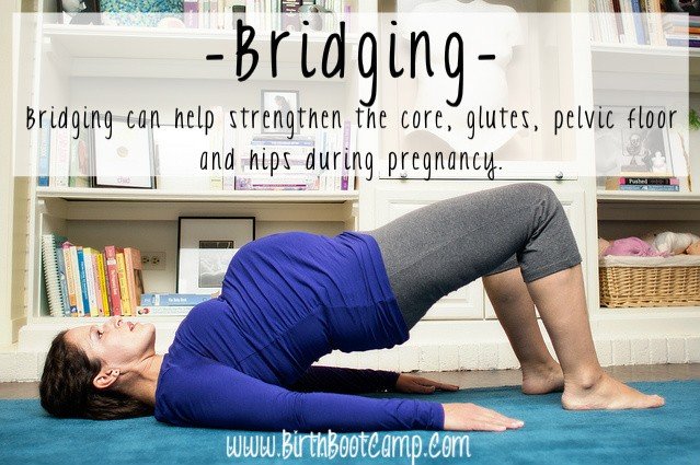 bridging- exercises for a great pregnancy and birth