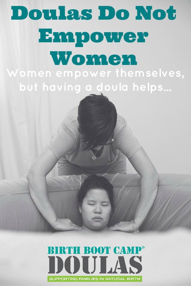 doulas don't empower women (doula backrub)
