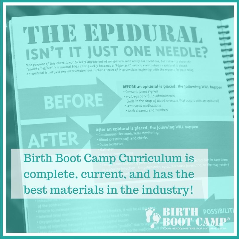 top 10 reasons to certify with Birth Boot Camp