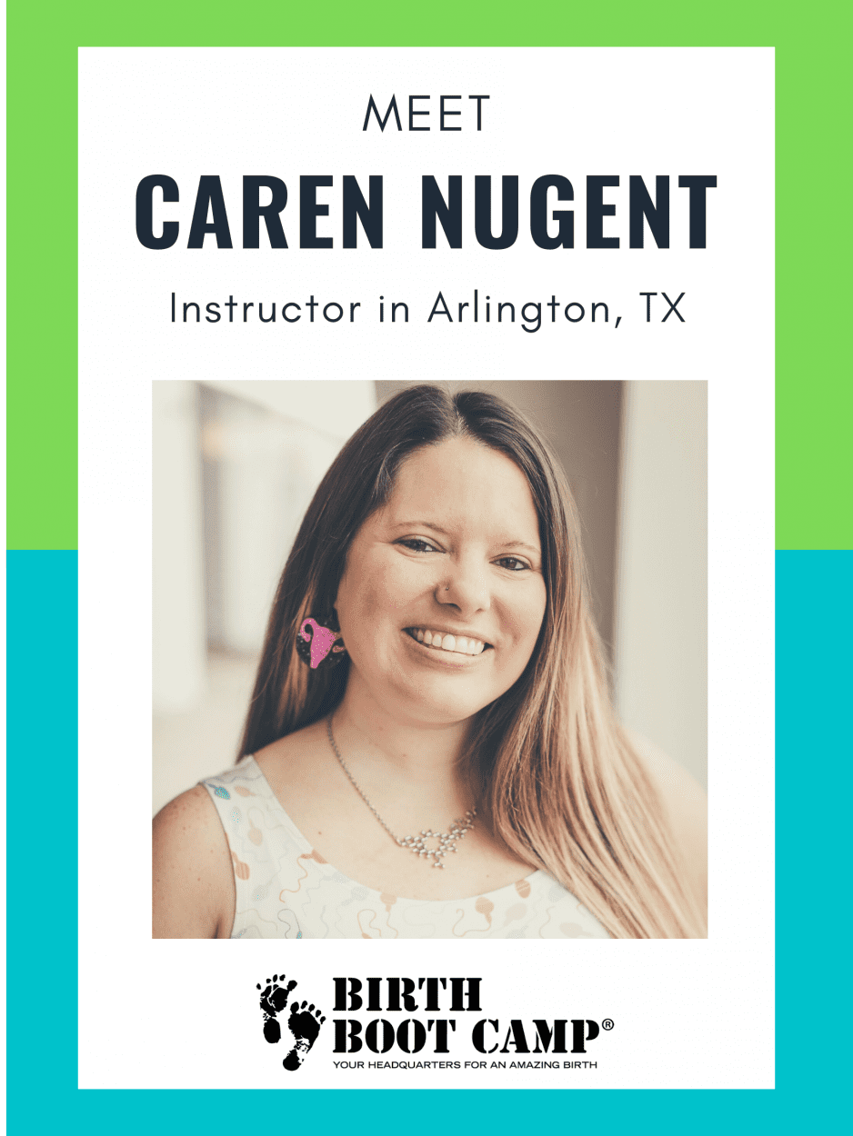 Spotlight of Caren Nugent, childbirth educator in Arlington, Texas