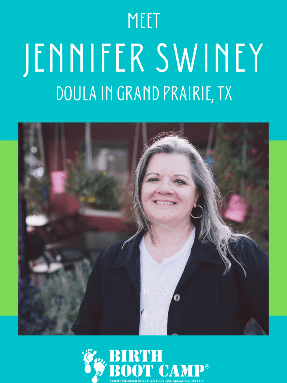 Jennifer Swiney birth doula in Grand Prairie Texas