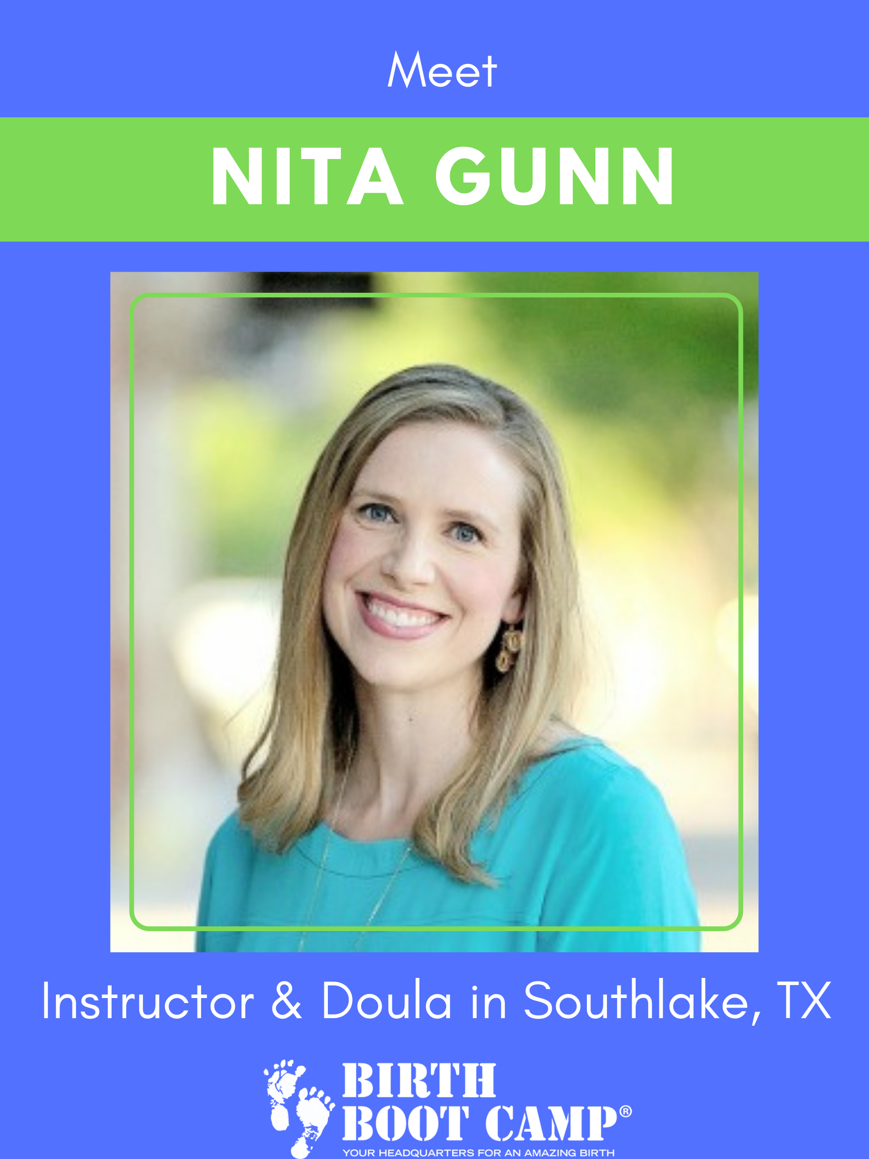 Meet Nita Gunn – Instructor and Doula in Southlake, TX