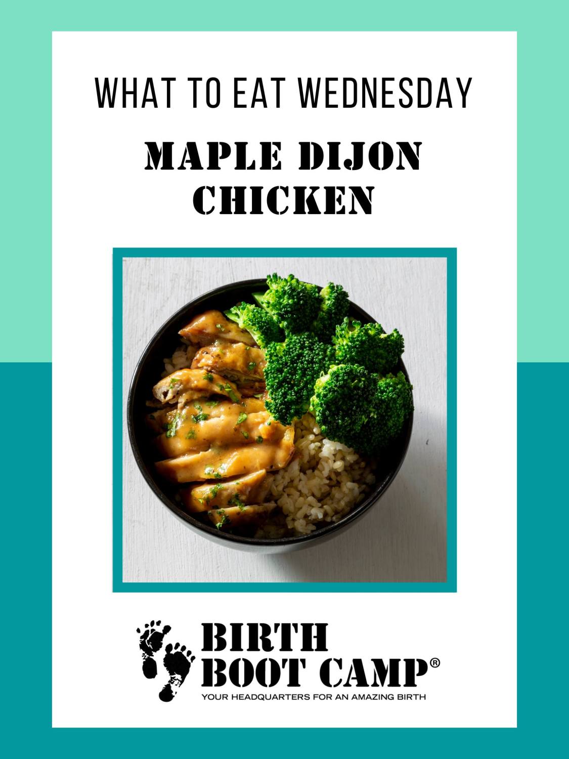 What to Eat Wednesday – Maple Dijon Chicken